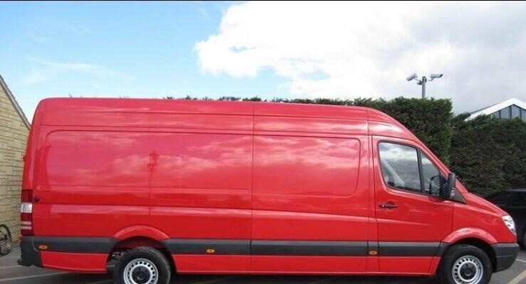 Man and Van Woking red removal van for house and office removals across Surrey